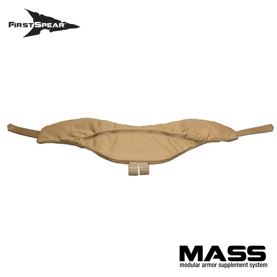 M.A.S.S. Modular Armor Supplement System - Throat Guard Non-Armor : Coyote