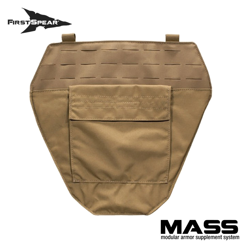 M.A.S.S. Modular Armor Supplement System - Groin Protector Non-Armor : Coyote