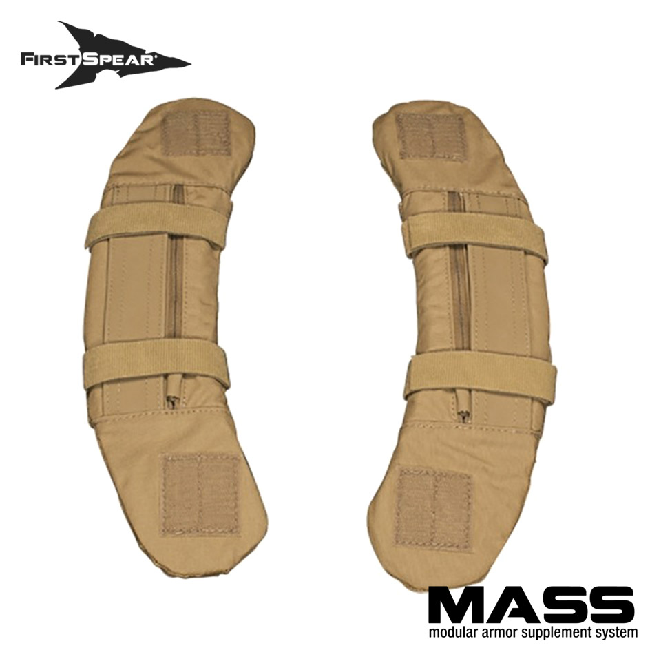 M.A.S.S. Modular Armor Supplement System - Shoulder Pads Non-Armor : Coyote